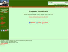 Tablet Screenshot of progressotamale.com